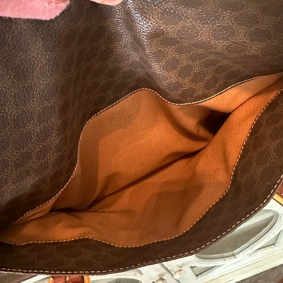 Vintage Celine Triomph canvas tote *RARE* - Picture 5 of 11